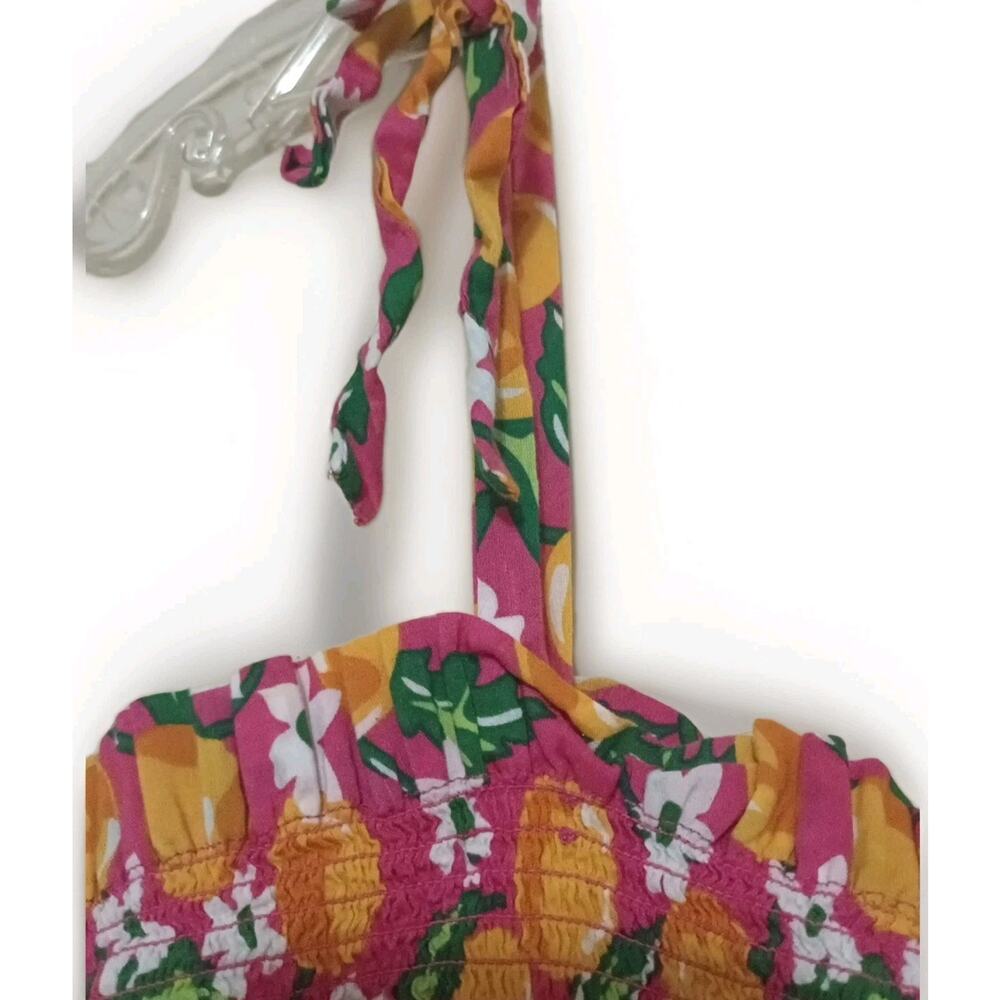 Draper James Dixie Rose Orange Blossom Taylor Smocked Top Sz S - Picture 6 of 12